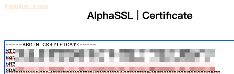 图片[9] - #教程# – 简单申请萌咖29元/年 SSL通配符AlphaSSL证书及NGINX配置 - 云线路