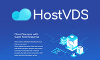 HostVDS – 莫斯科、达拉斯、硅谷机房，1H/1G/10G/50M@不限流量，月付仅$0.99起 - 云线路